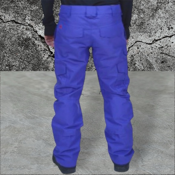 Burton Cargo Shell snowboarding pants men’s XL looser fit • royal blue (purple) - Picture 2 of 16